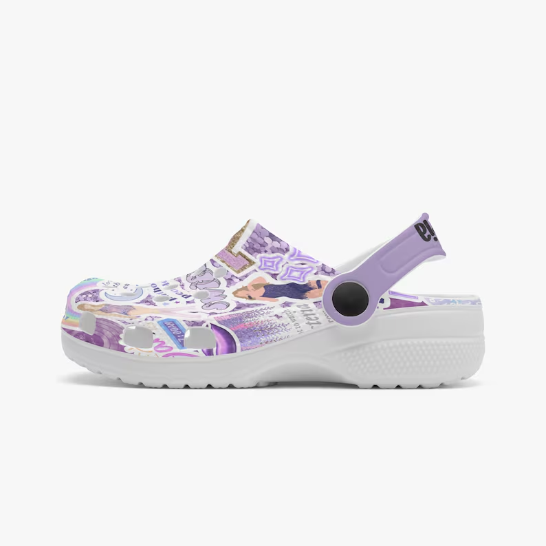 Merchidea Taylor Swift Music Crocs Crocband Clogs Shoes Comfortable For Men Women and Kids