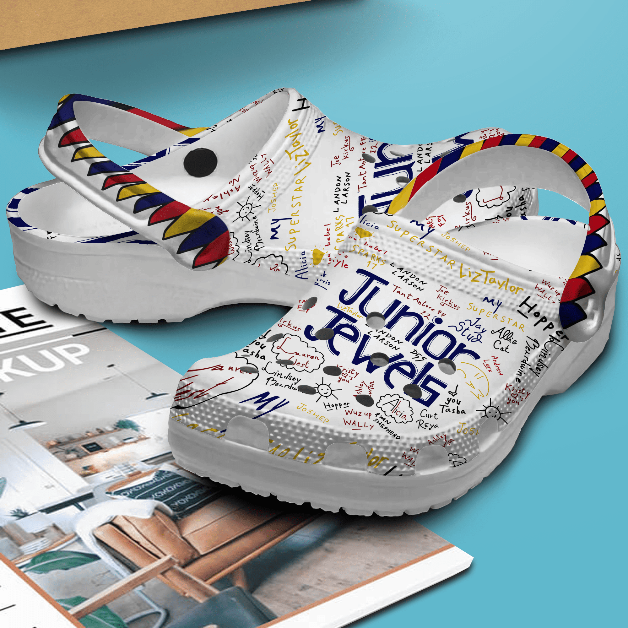 Merchidea Taylor Swift You Belong With Me MusicCrocs Crocband Clogs Shoes Comfortable For Men Women and Kids