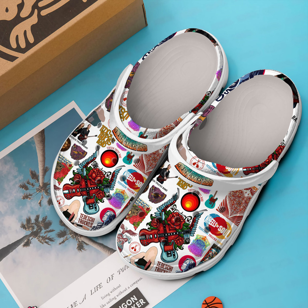 Merchidea Tedeschi Trucks Band Music Crocs Crocband Clogs Shoes Comfortable For Men Women and Kids