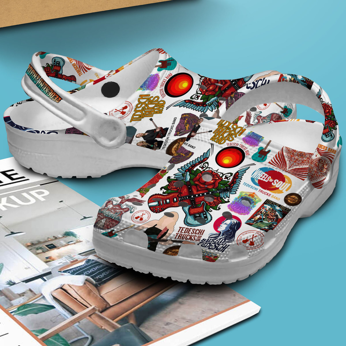 Merchidea Tedeschi Trucks Band Music Crocs Crocband Clogs Shoes Comfortable For Men Women and Kids