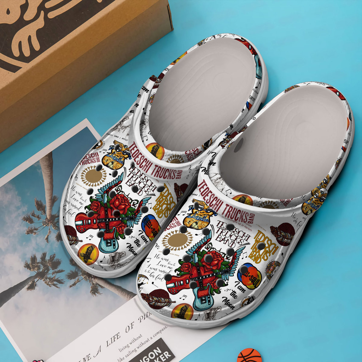 Merchidea Tedeschi Trucks Band Music Crocs Crocband Clogs Shoes Comfortable For Men Women and Kids