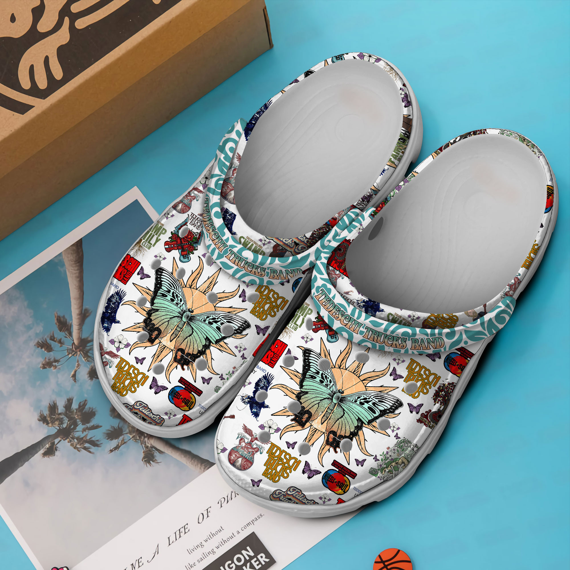 Merchidea Tedeschi Trucks Band Music Crocs Crocband Clogs Shoes Comfortable For Men Women and Kids