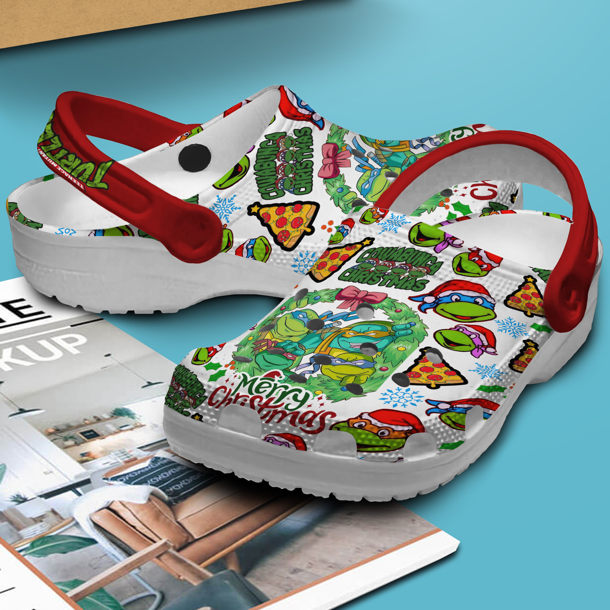 Merchidea Teenage Mutant Ninja Turtles Movie Crocs Crocband Clogs Shoes Comfortable For Men Women and Kids