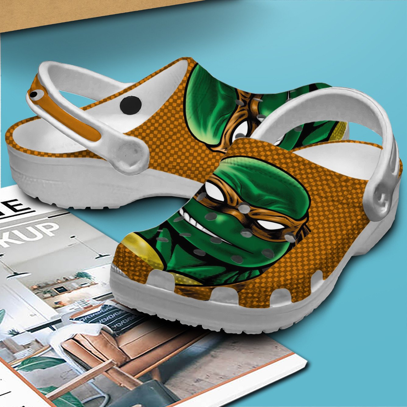 Merchidea Teenage Mutant Ninja Turtles Movie Crocs Crocband Clogs Shoes Comfortable For Men Women and Kids