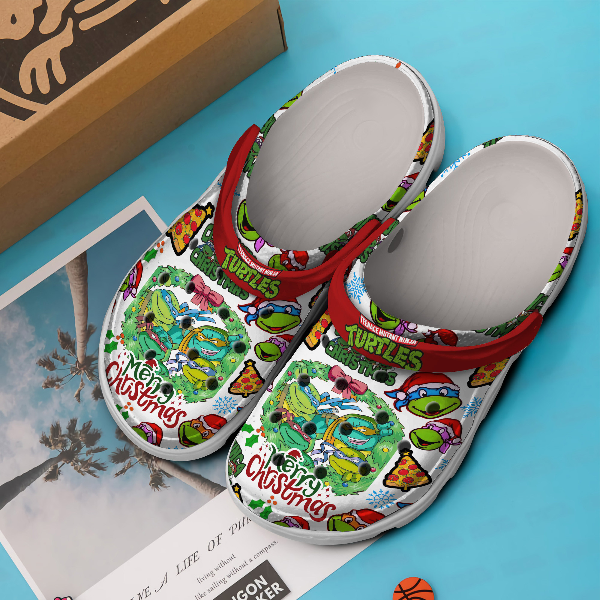 Merchidea Teenage Mutant Ninja Turtles Movie Crocs Crocband Clogs Shoes Comfortable For Men Women and Kids