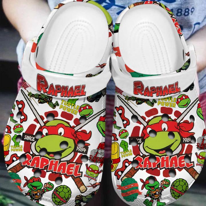 Merchidea Teenage Mutant Ninja Turtles TV Series Crocs Crocband Clogs Shoes Comfortable For Men Women and Kids