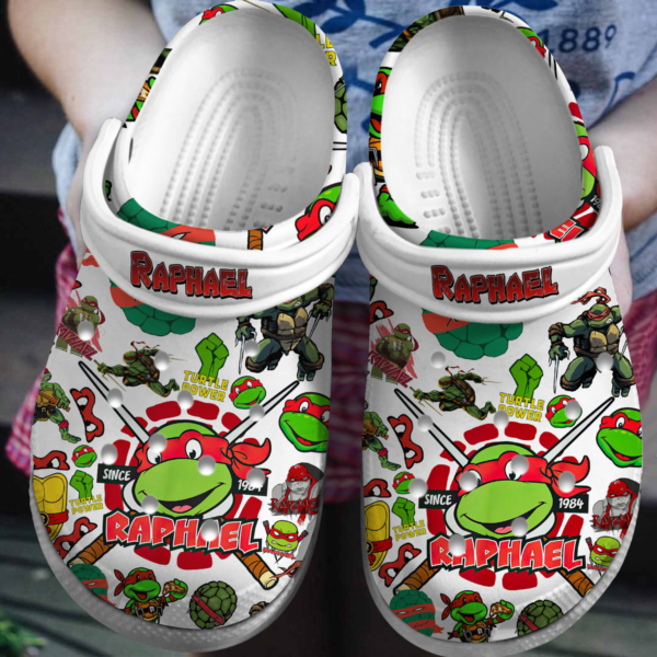 Merchidea Teenage Mutant Ninja Turtles TV Series Crocs Crocband Clogs Shoes Comfortable For Men Women and Kids
