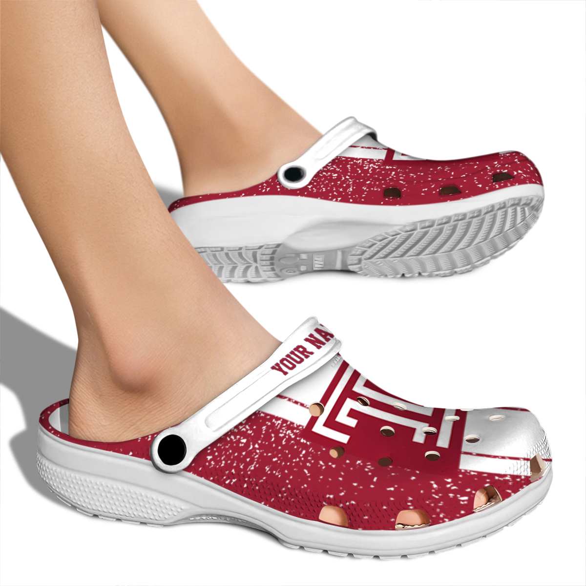 Merchidea Temple Owls NCAA Sport Crocs Crocband Clogs Shoes Comfortable For Men Women and Kids