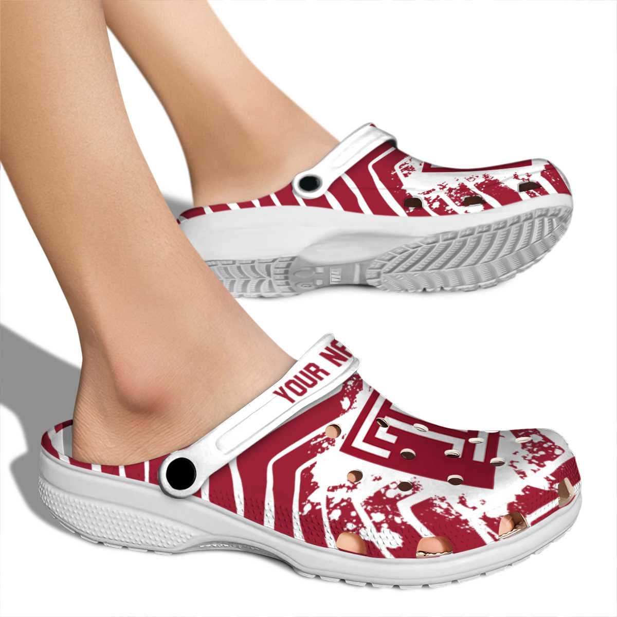Merchidea Temple Owls NCAA Sport Crocs Crocband Clogs Shoes Comfortable For Men Women and Kids