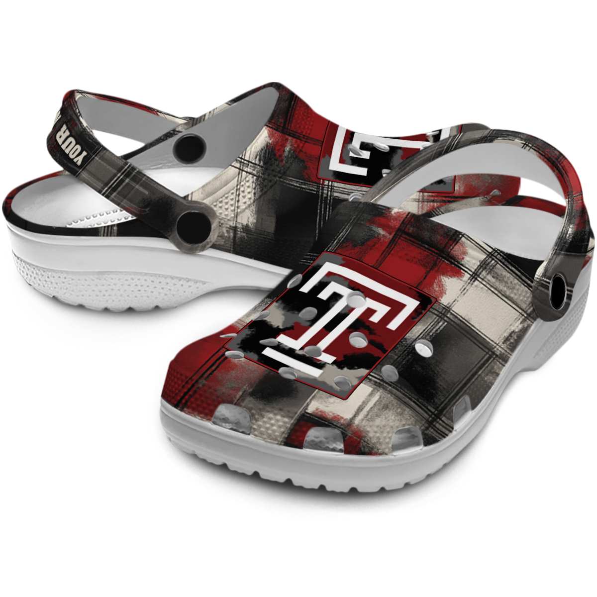 Merchidea Temple Owls NCAA Sport Crocs Crocband Clogs Shoes Comfortable For Men Women and Kids