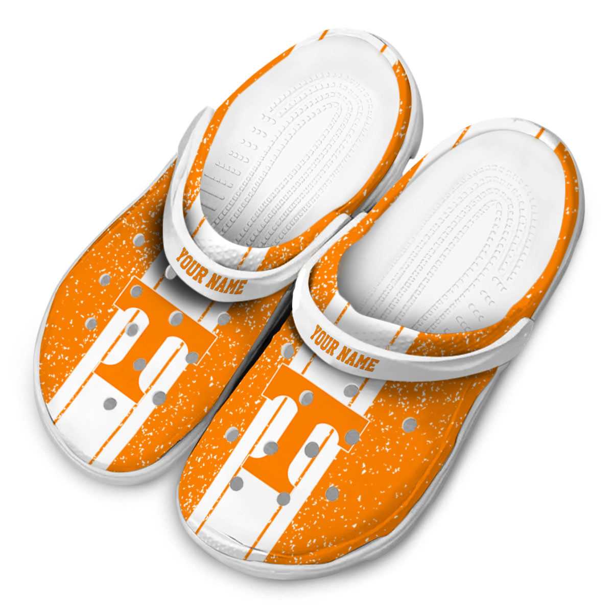 Merchidea Tennessee Volunteers NCAA Sport Crocs Crocband Clogs Shoes Comfortable For Men Women and Kids