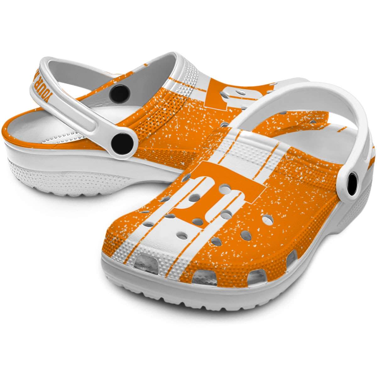 Merchidea Tennessee Volunteers NCAA Sport Crocs Crocband Clogs Shoes Comfortable For Men Women and Kids