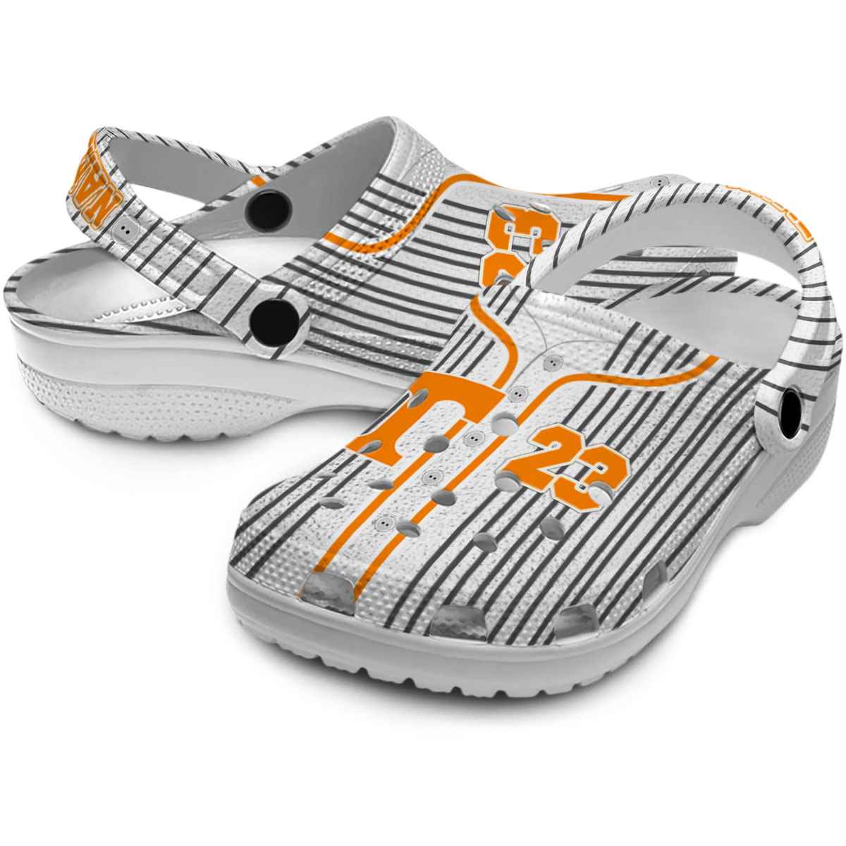 Merchidea Tennessee Volunteers NCAA Sport Crocs Crocband Clogs Shoes Comfortable For Men Women and Kids