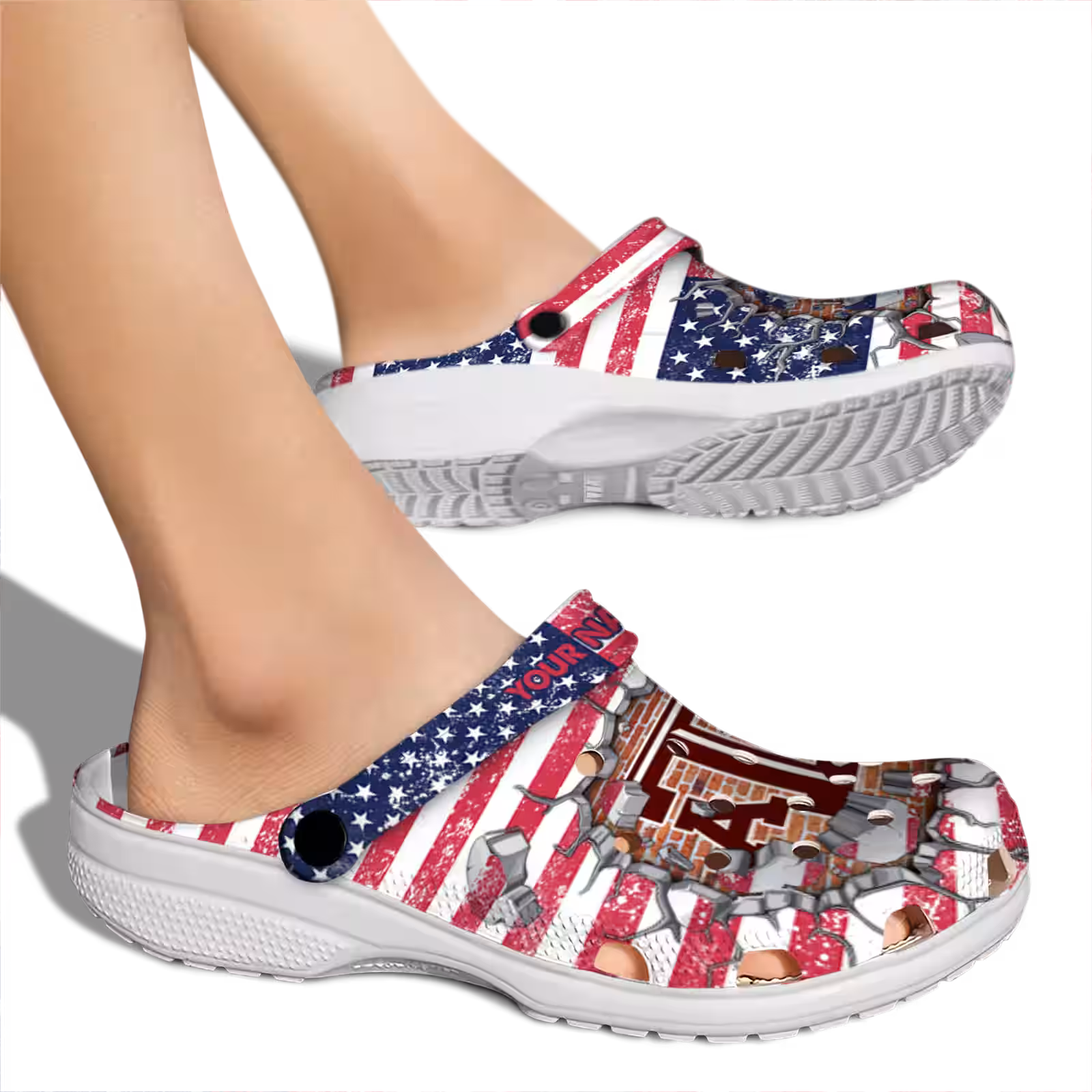 Merchidea Texas A&M Aggies NCAA Sport Crocs Crocband Clogs Shoes Comfortable For Men Women and Kids