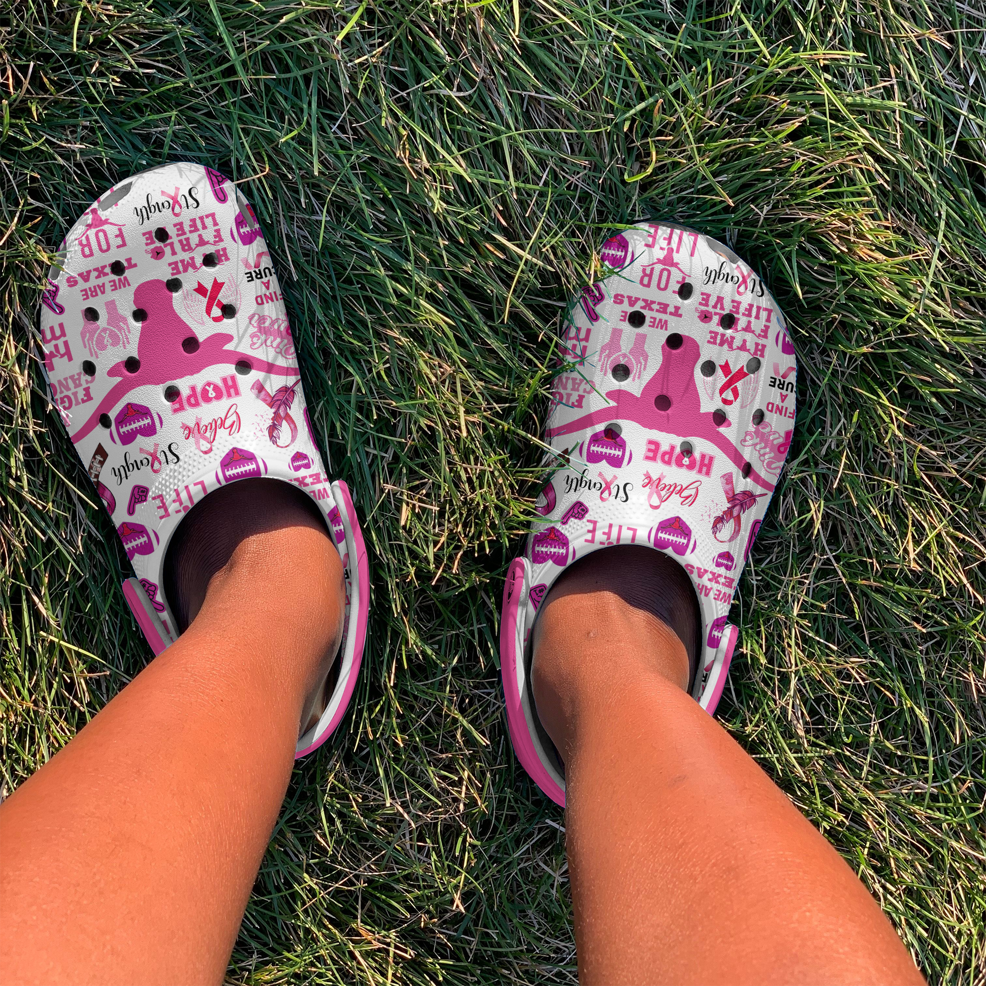 Merchidea Texas Longhorns NCAA Sport Crocs Crocband Clogs Shoes Comfortable For Men Women and Kids