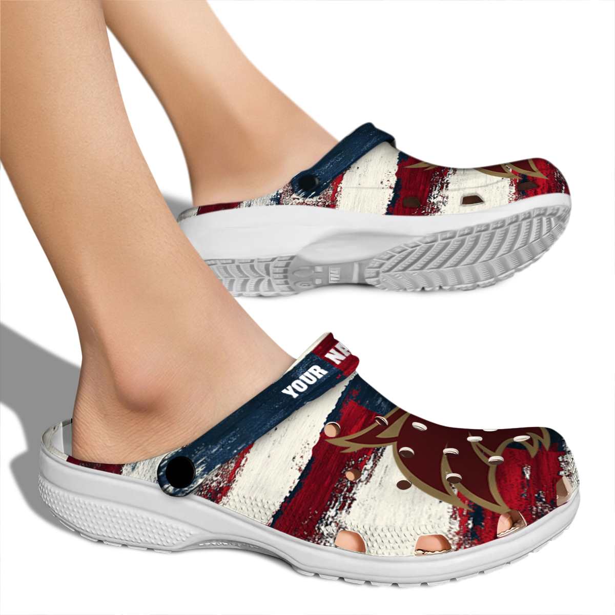 Merchidea Texas State Bobcats NCAA Sport Crocs Crocband Clogs Shoes Comfortable For Men Women and Kids
