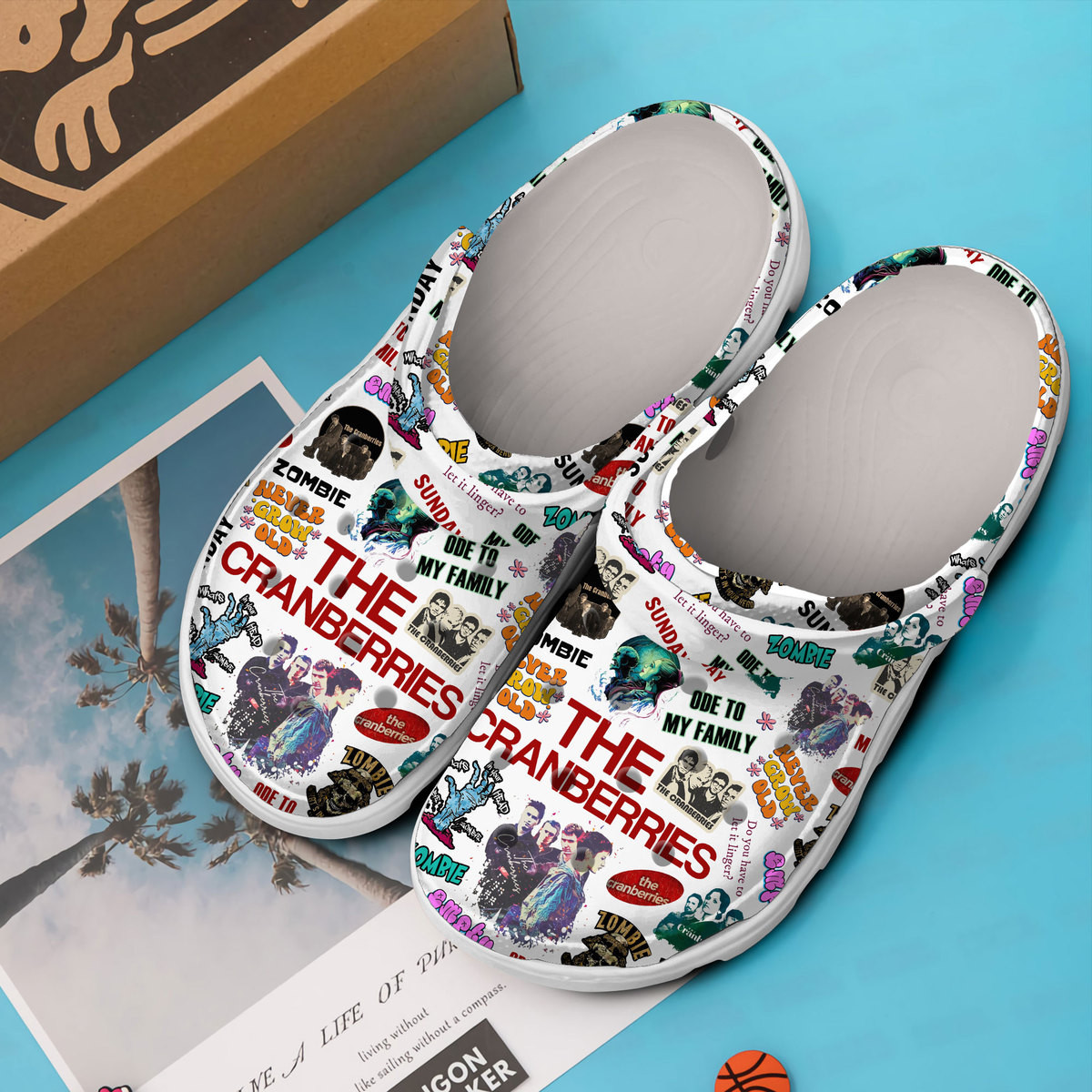 Merchidea The Cranberries Music Crocs Crocband Clogs Shoes Comfortable For Men Women and Kids