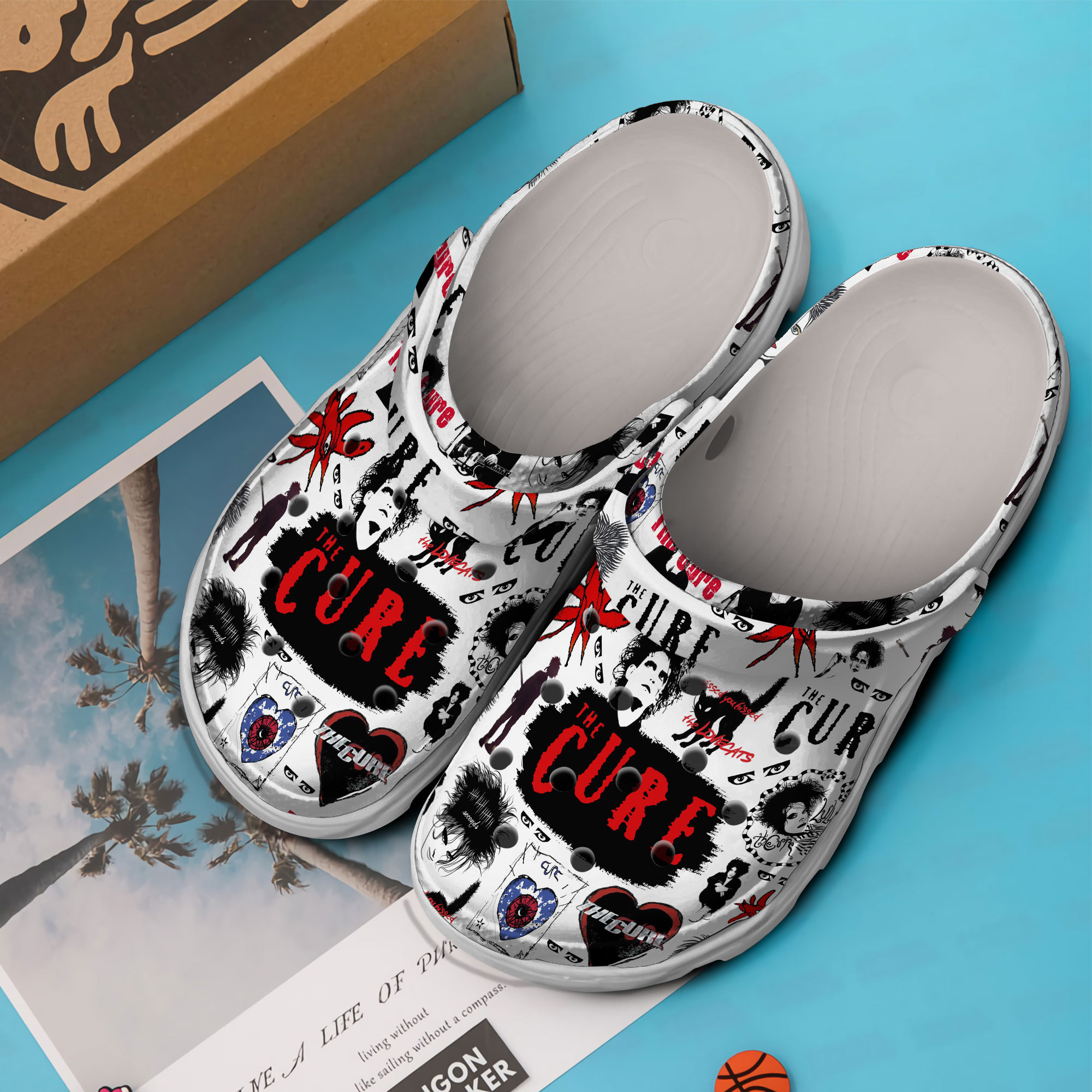 Merchidea The Cure Music Crocs Crocband Clogs Shoes Comfortable For Men Women and Kids