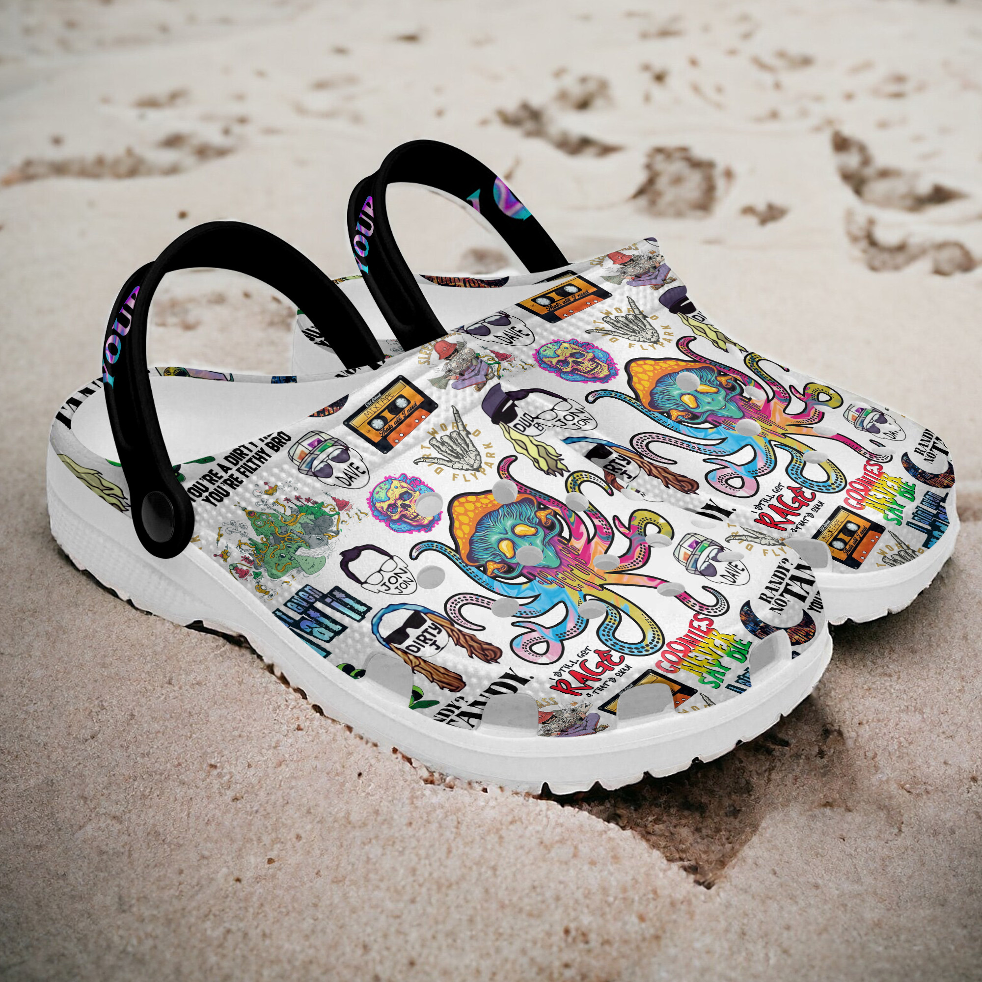 Merchidea The Dukes Of Hazzard TV Series Crocs Crocband Clogs Shoes Comfortable For Men Women and Kids