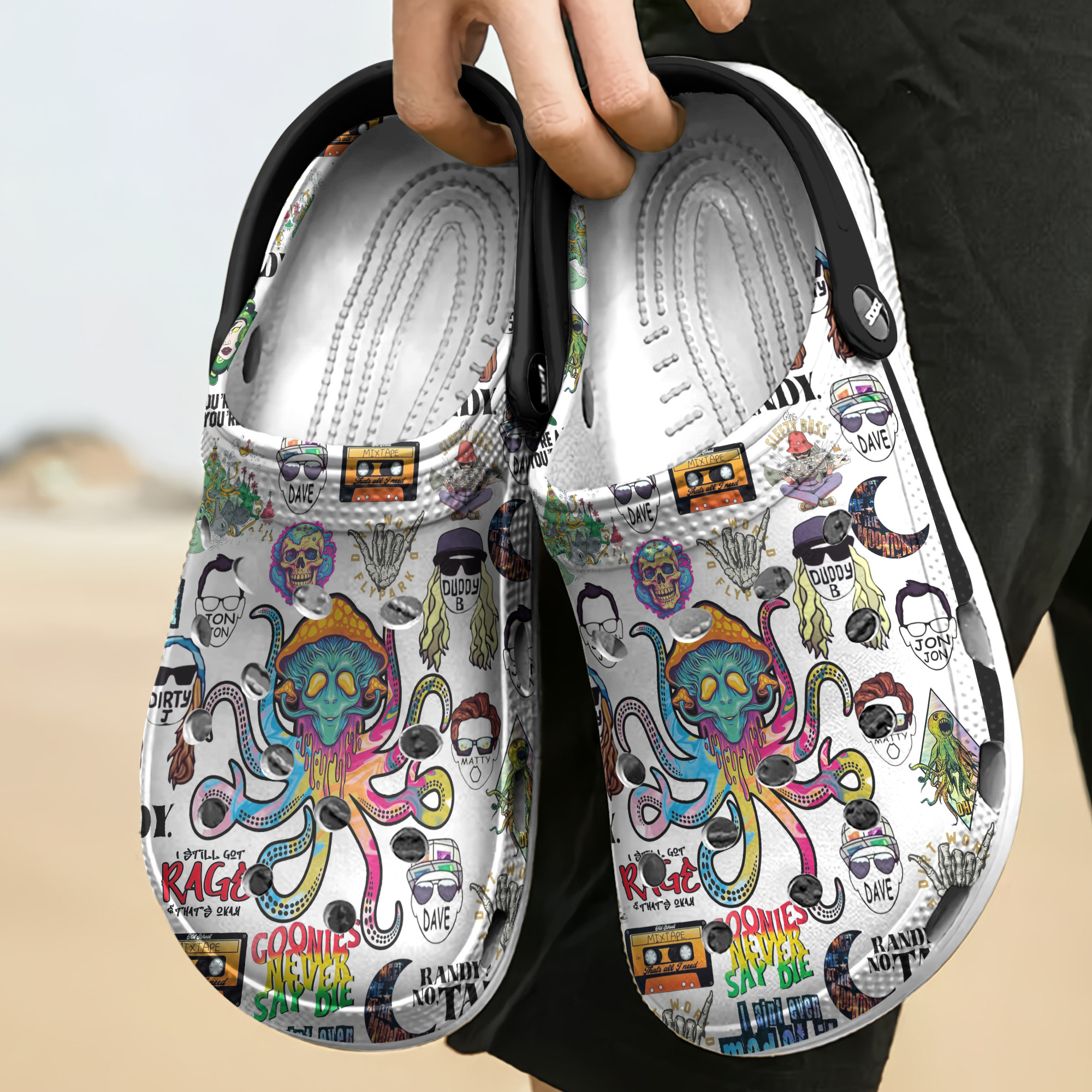 Merchidea The Dukes Of Hazzard TV Series Crocs Crocband Clogs Shoes Comfortable For Men Women and Kids