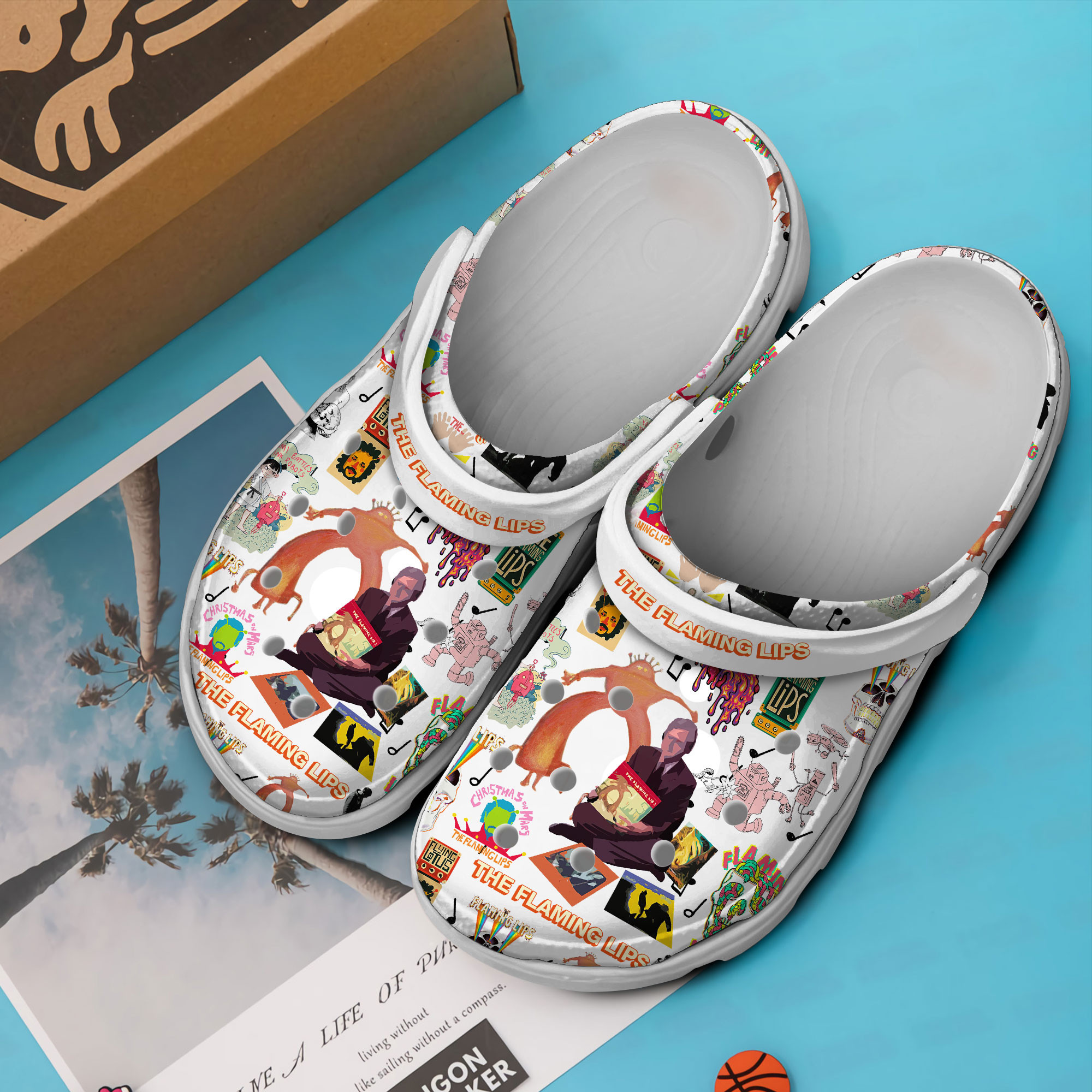 Merchidea The Flaming Lips Music Crocs Crocband Clogs Shoes Comfortable For Men Women and Kids