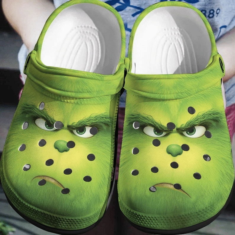 Merchidea The Grinch Crocs Clog Shoes