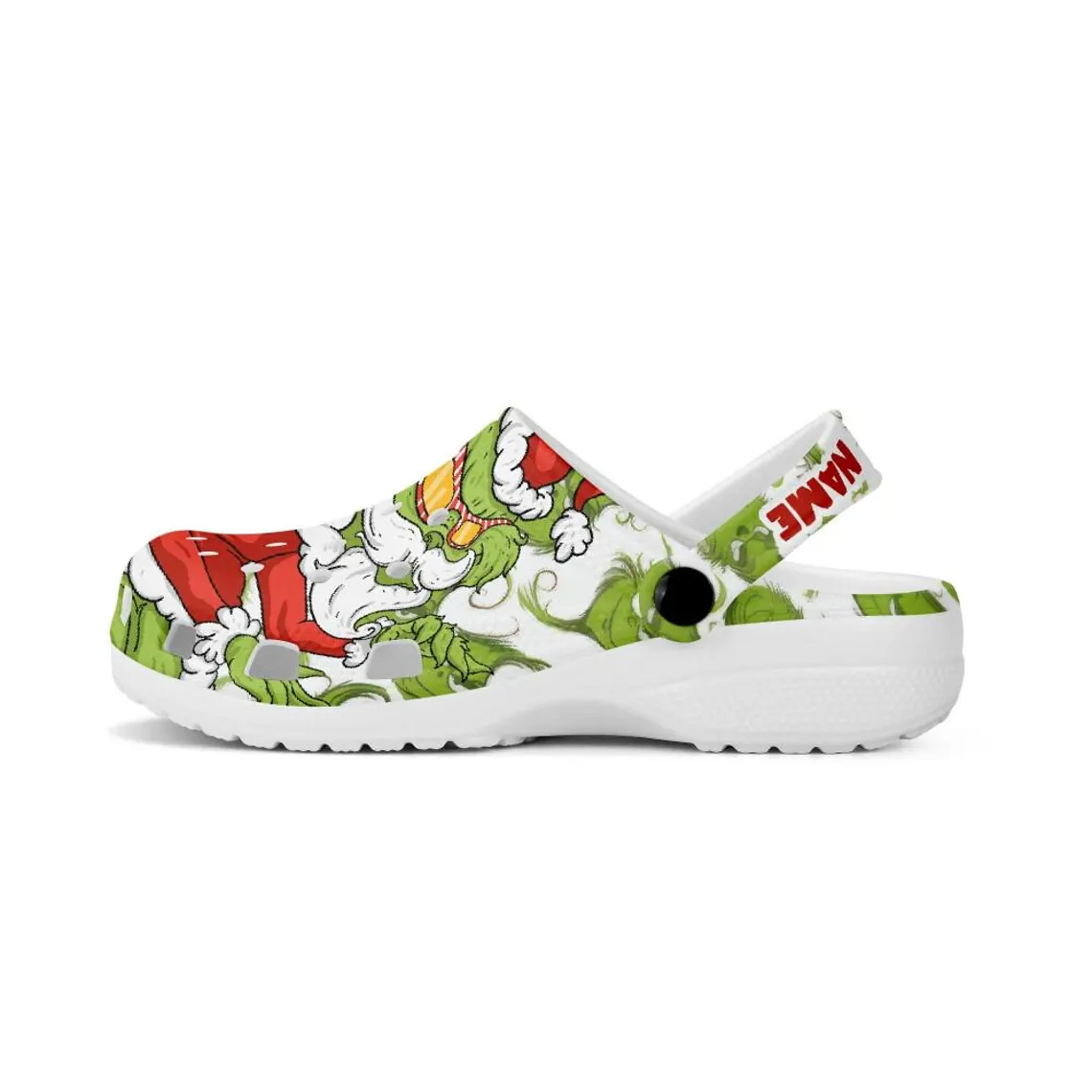 Merchidea The Grinch Movie Christmas Crocs Crocband Clogs Shoes Comfortable For Men Women and Kids