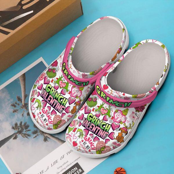 Merchidea The Grinch Movie Christmas Crocs Crocband Clogs Shoes Comfortable For Men Women and Kids