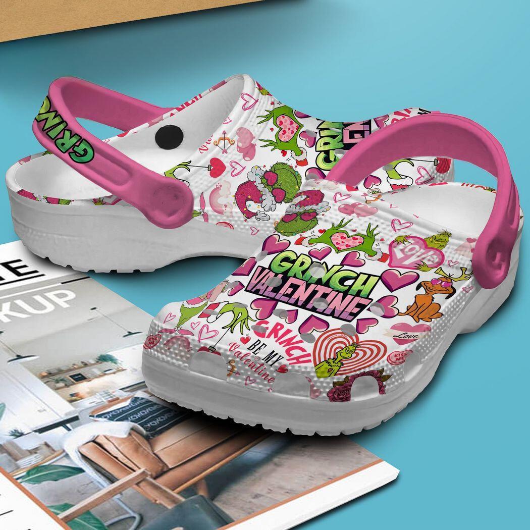 Merchidea The Grinch Movie Christmas Crocs Crocband Clogs Shoes Comfortable For Men Women and Kids