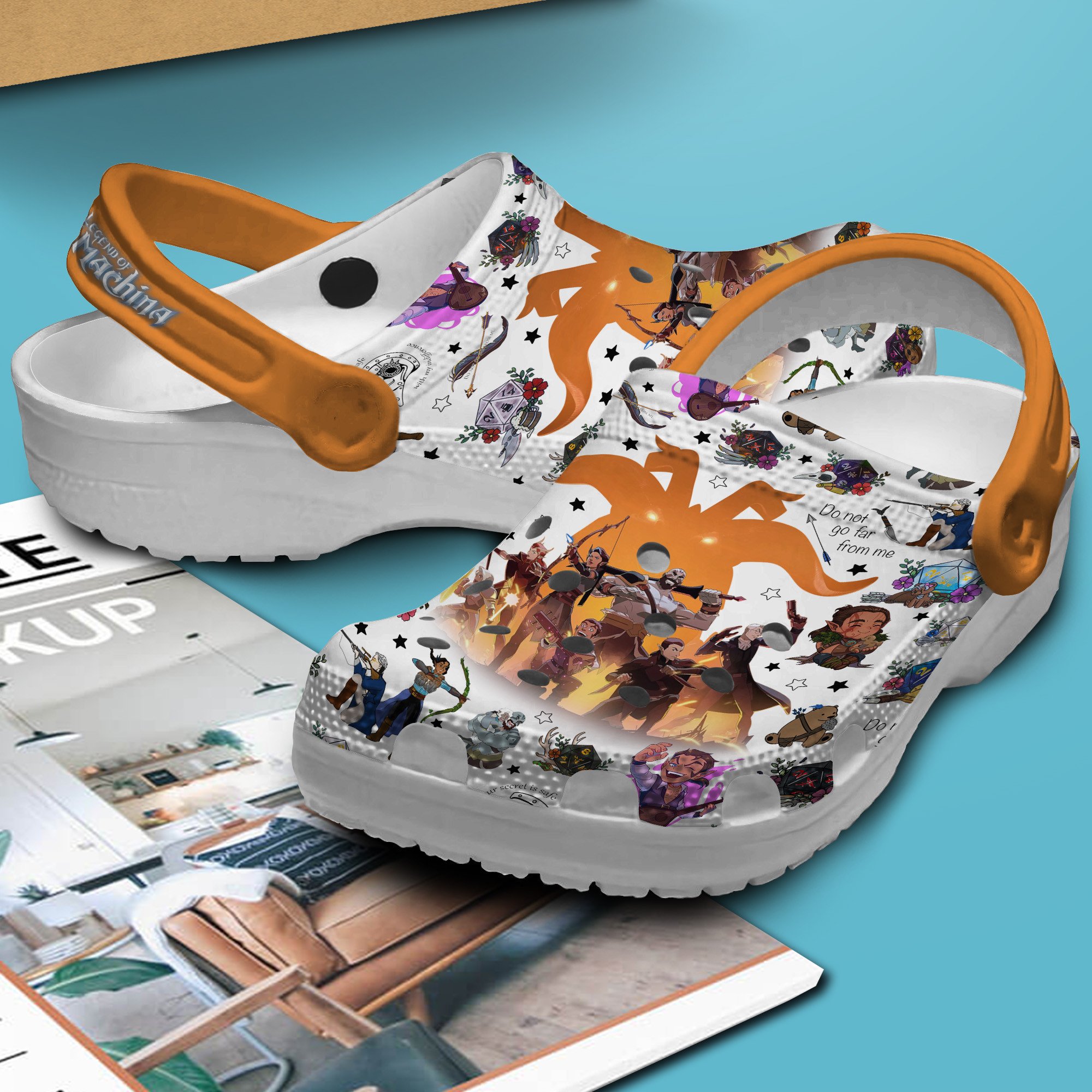 Merchidea The Legend Of Vox Machine TV Series Crocs Crocband Clogs Shoes Comfortable For Men Women and Kids