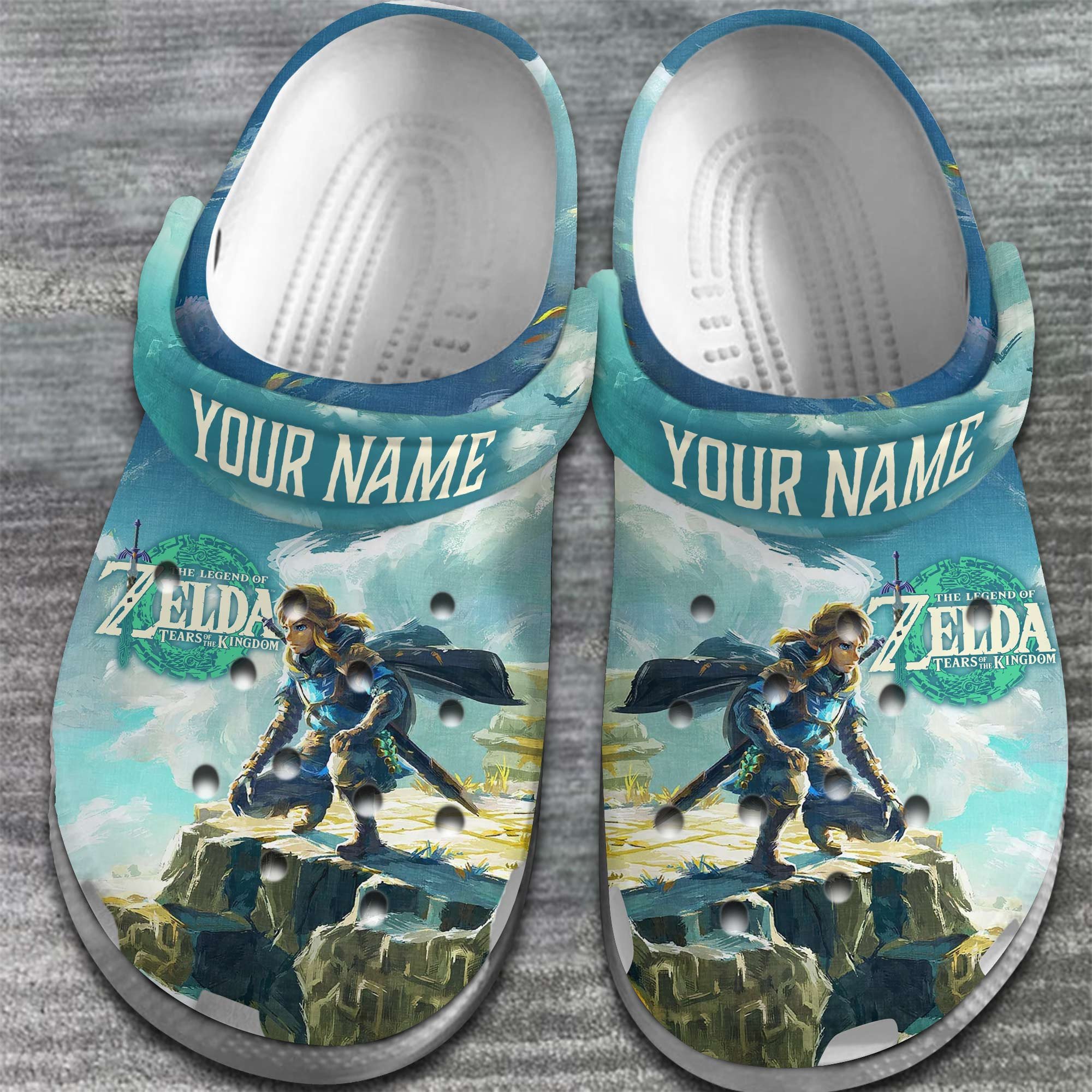 Merchidea The Legend of Zelda: Tears of the Kingdom Game Crocs Crocband Clogs Shoes Comfortable For Men Women and Kids