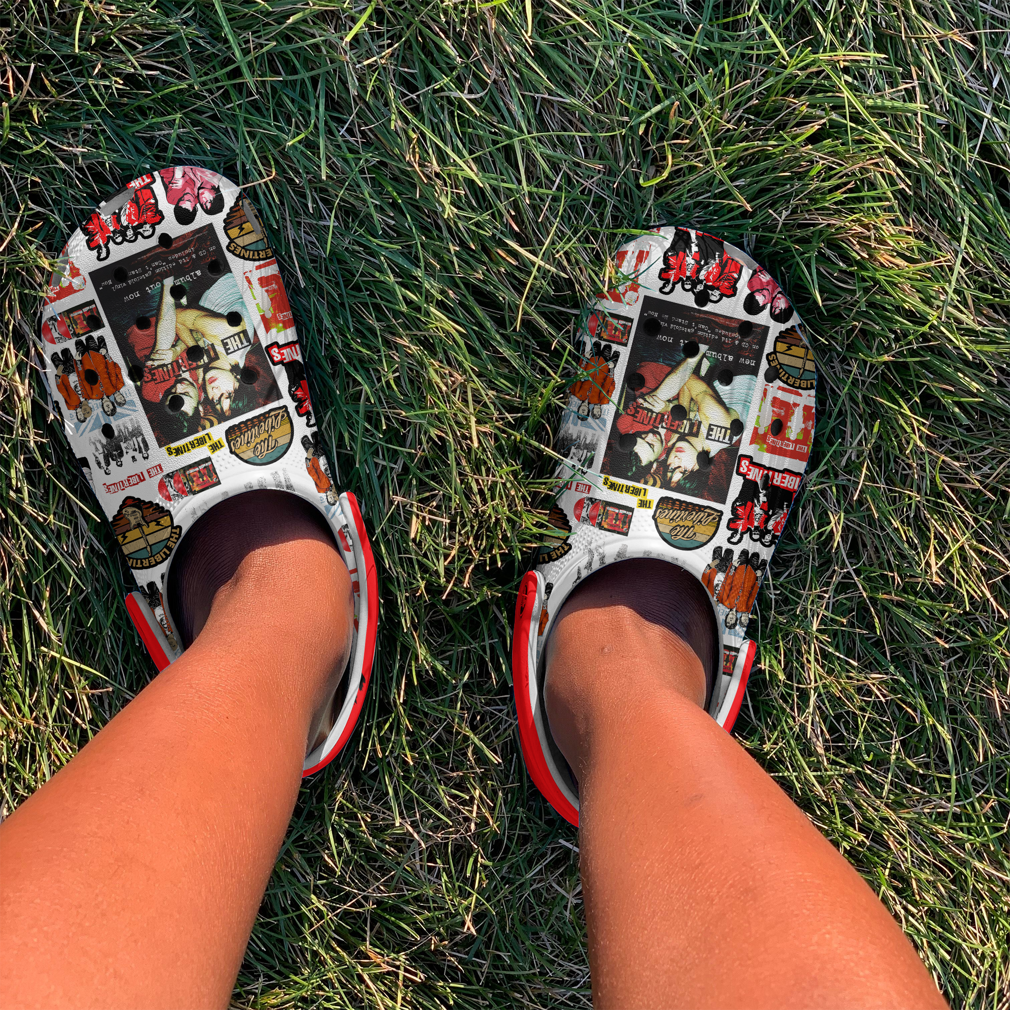 Merchidea The Libertines Music Crocs Crocband Clogs Shoes Comfortable For Men Women and Kids