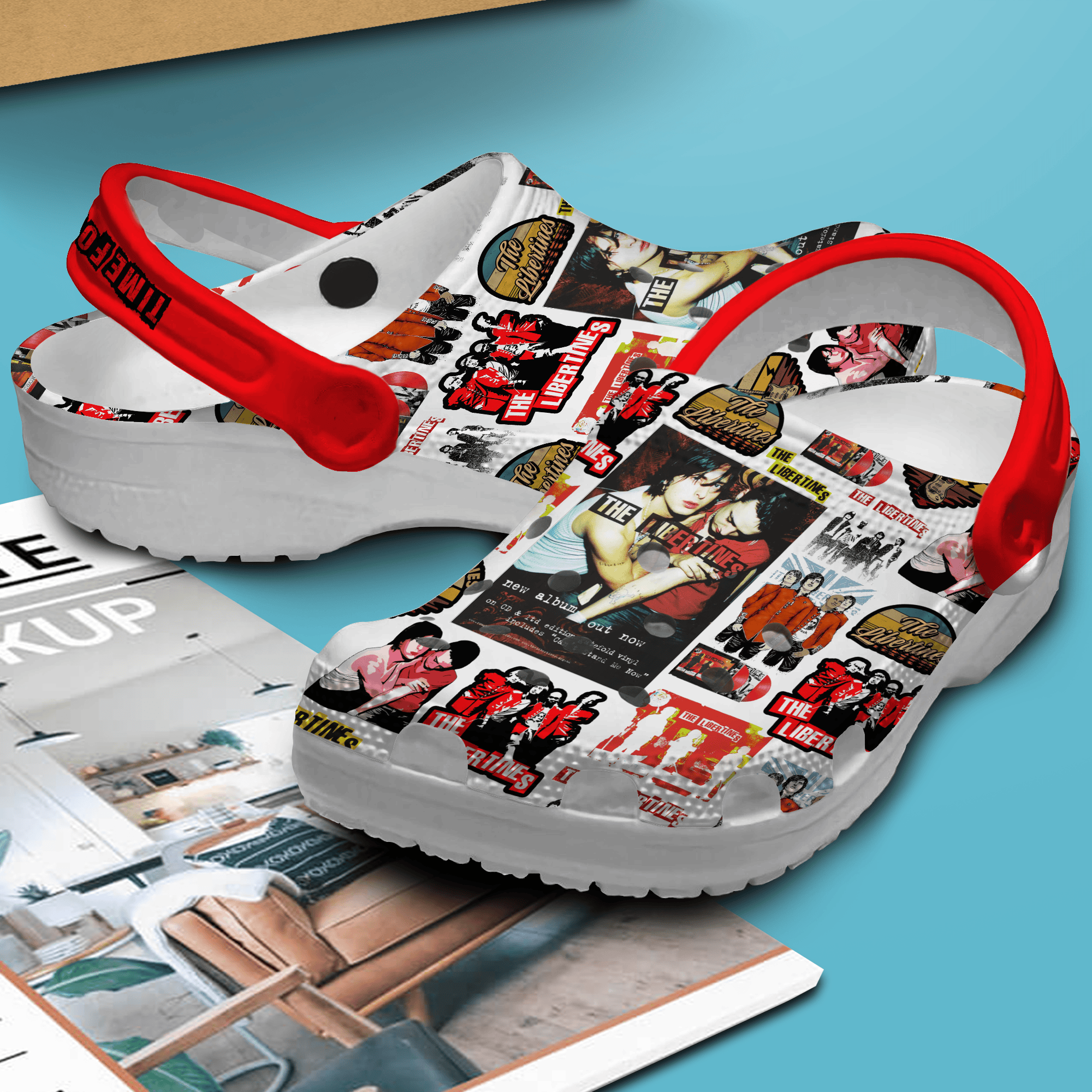 Merchidea The Libertines Music Crocs Crocband Clogs Shoes Comfortable For Men Women and Kids