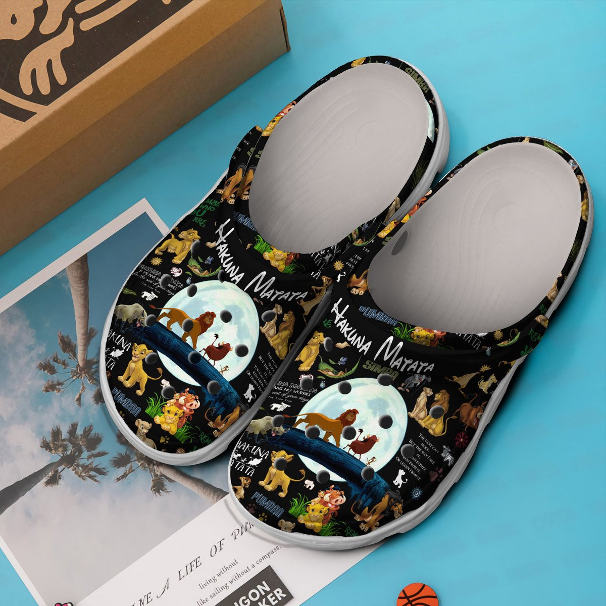 Merchidea The Lion King Cartoon Movie Crocs Crocband Clogs Shoes Comfortable For Men Women and Kids