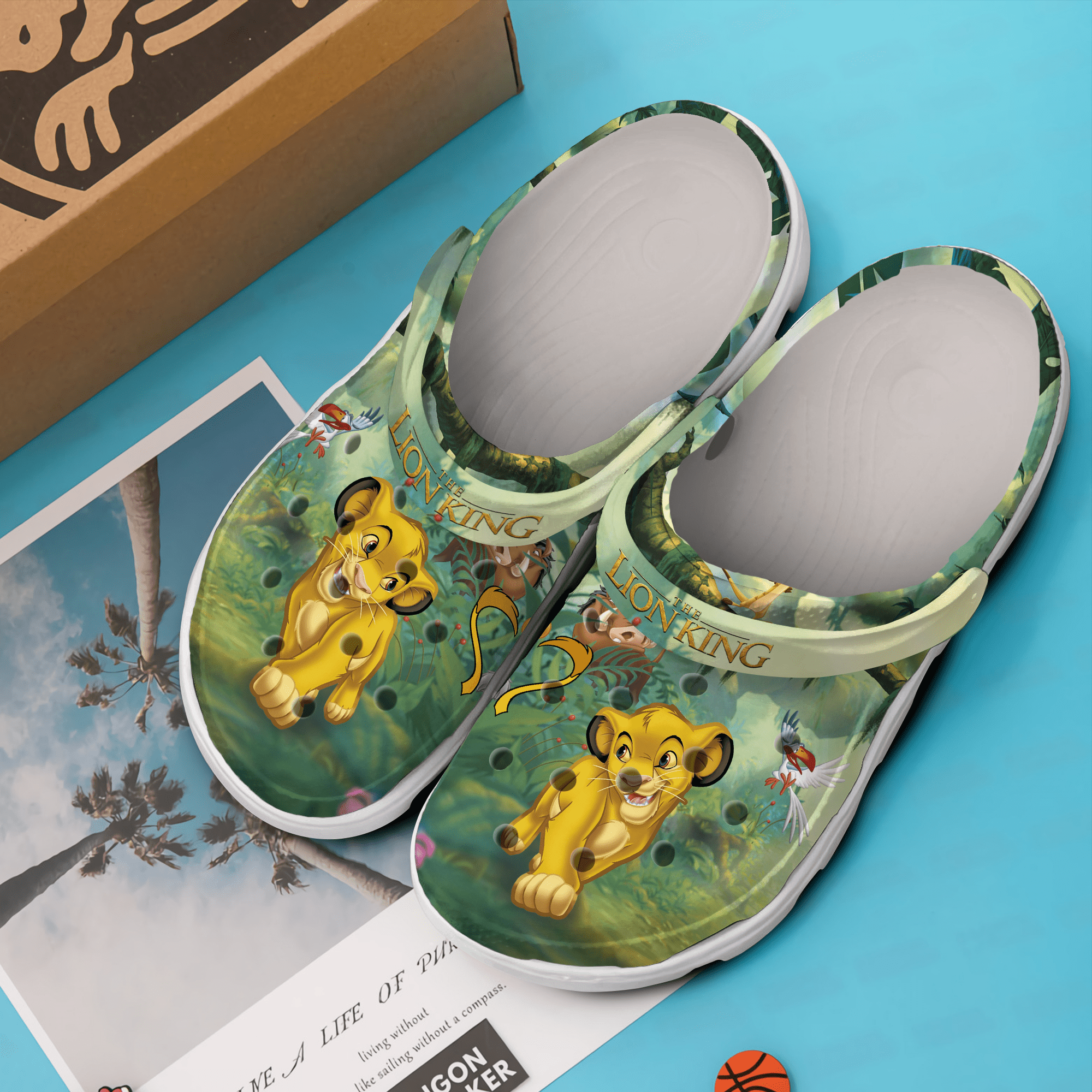 Merchidea The Lion King Cartoon Movie Crocs Crocband Clogs Shoes Comfortable For Men Women and Kids