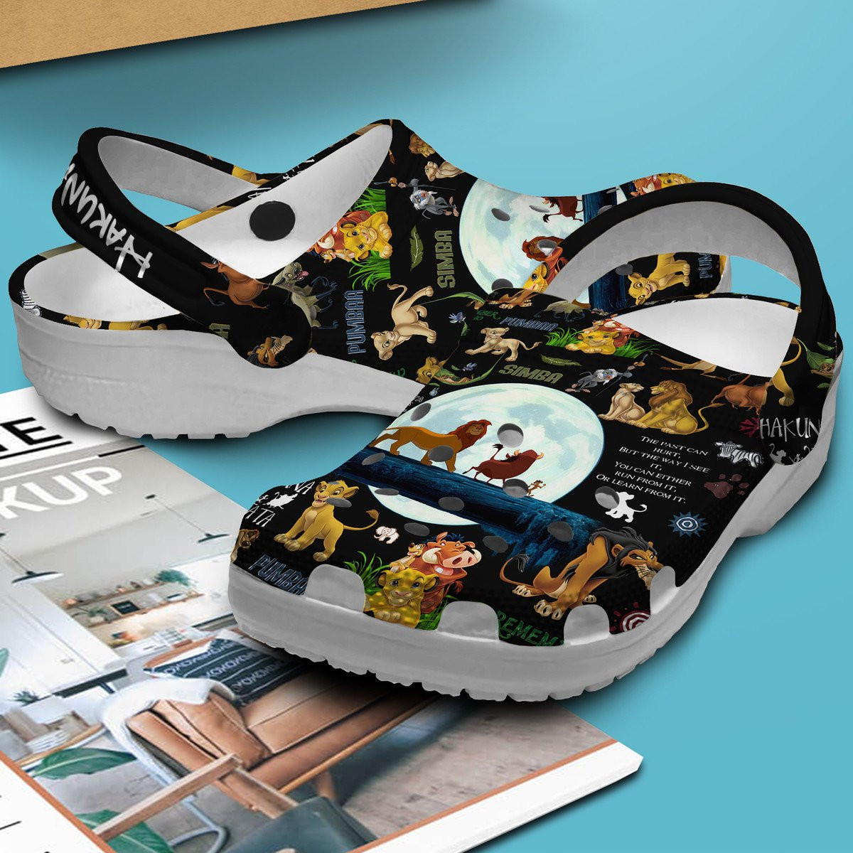 Merchidea The Lion King Cartoon Movie Crocs Crocband Clogs Shoes Comfortable For Men Women and Kids