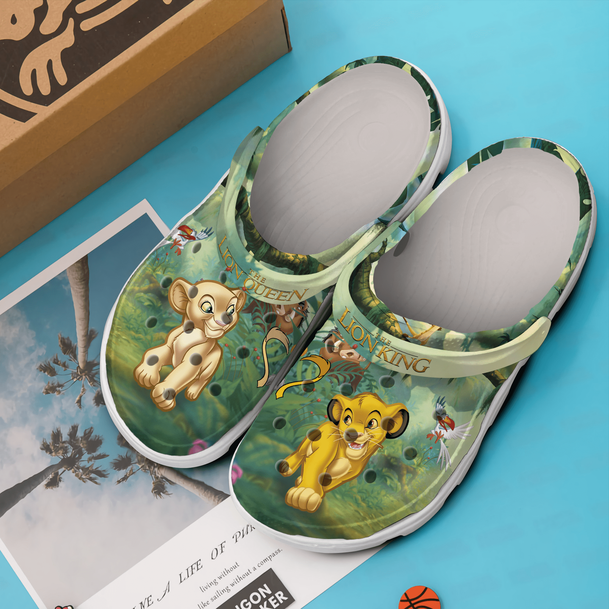Merchidea The Lion King Movie Crocs Crocband Clogs Shoes Comfortable For Men Women and Kids