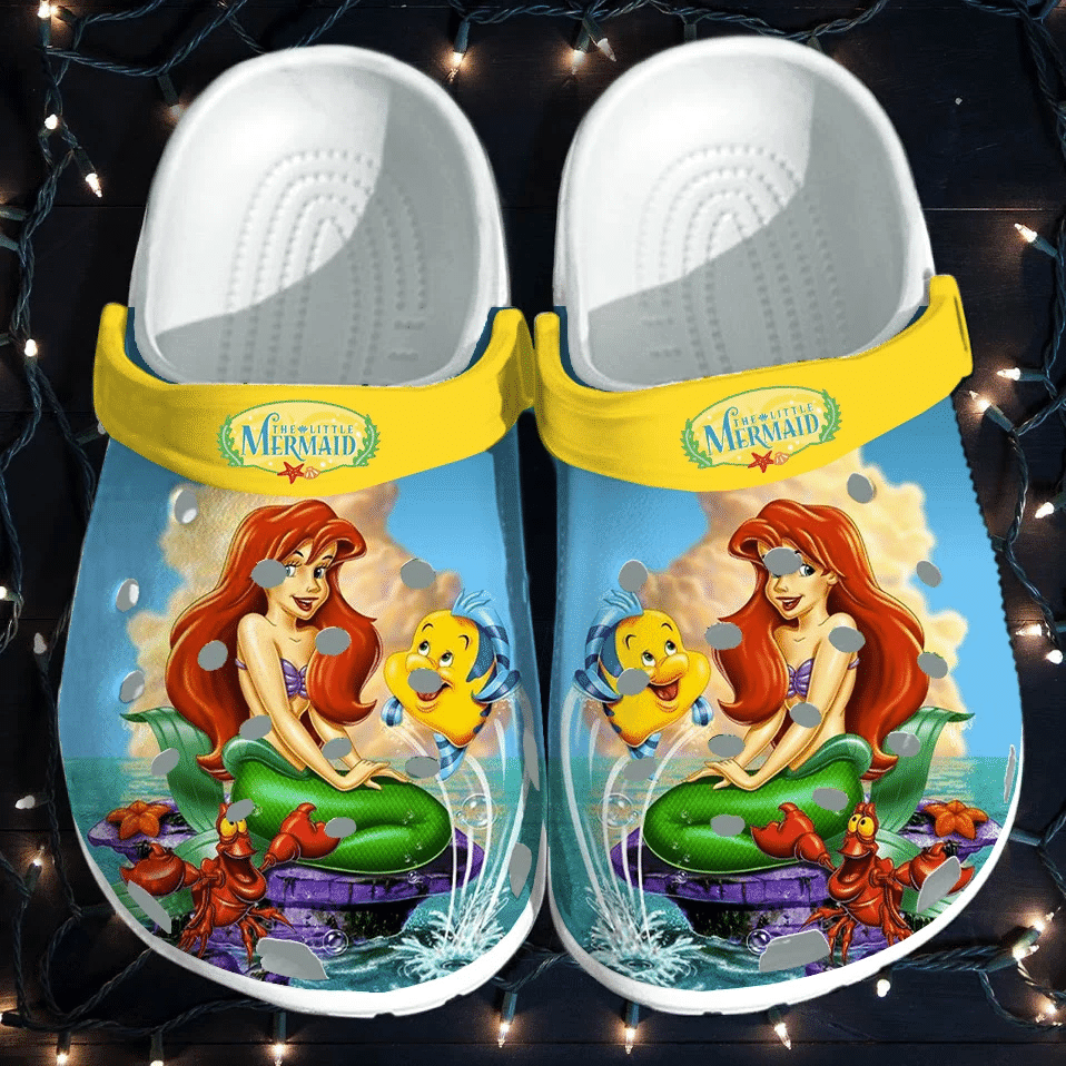 Merchidea The Little Mermaid Crocs Clog Shoes