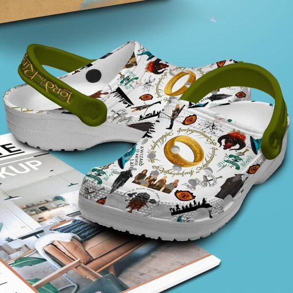 Merchidea The Lord Of The Rings Movie Crocs Crocband Clogs Shoes Comfortable For Men Women and Kids