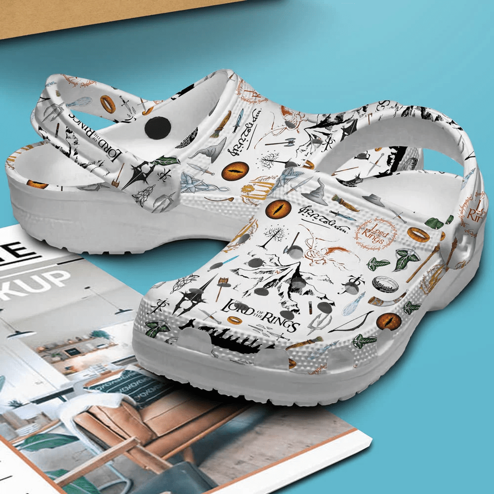 Merchidea The Lord of the Rings Movie Crocs Crocband Clogs Shoes Comfortable For Men Women and Kids