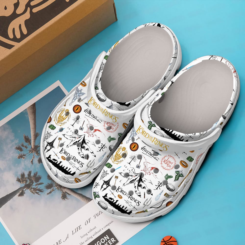 Merchidea The Lord of the Rings Movie Crocs Crocband Clogs Shoes Comfortable For Men Women and Kids