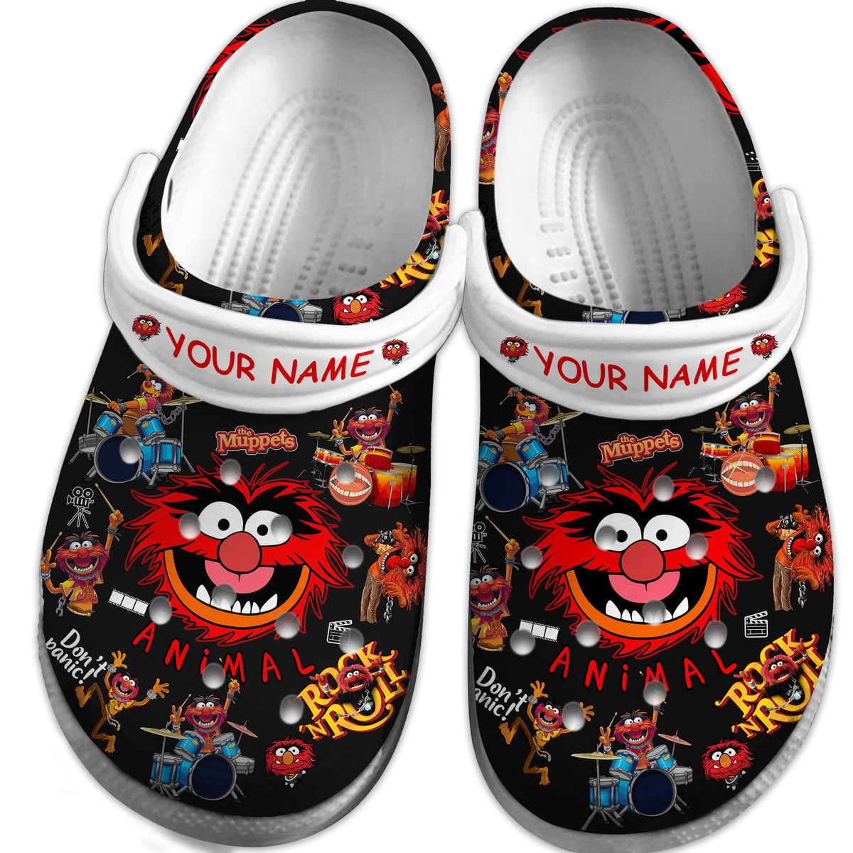 Merchidea The Muppets Movie Crocs Crocband Clogs Shoes Comfortable For Men Women and Kids