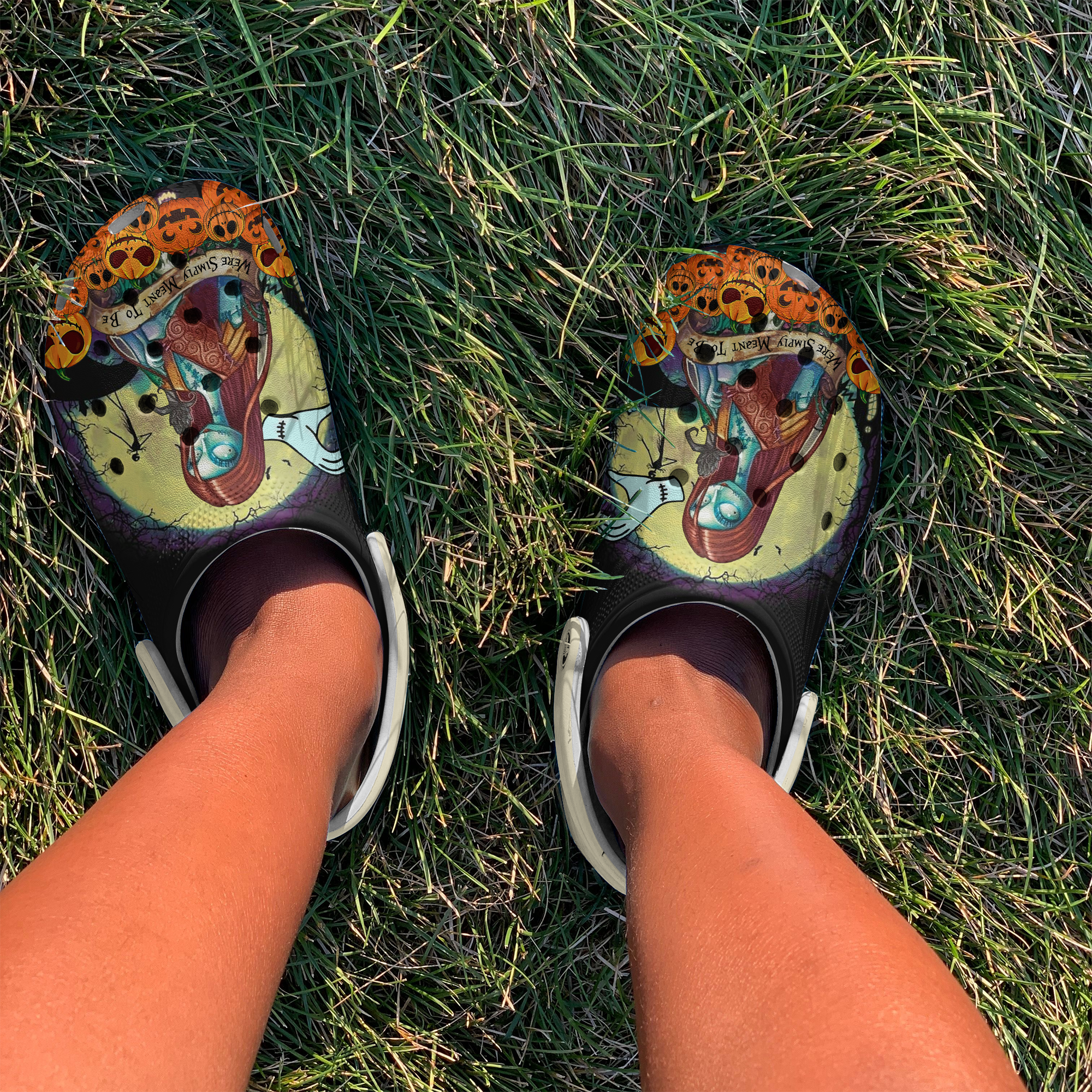 Merchidea The Nightmare Before Christmas Cartoon Crocs Crocband Clogs Shoes Comfortable For Men Women and Kids