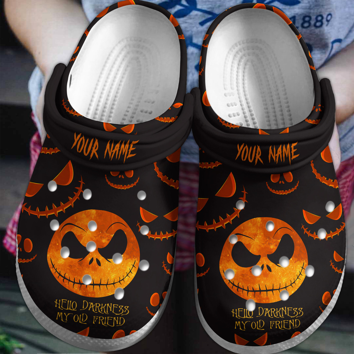 Merchidea The Nightmare Before Christmas Cartoon Crocs Crocband Clogs Shoes Comfortable For Men Women and Kids