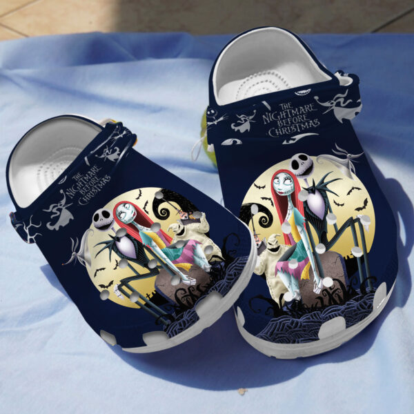 Merchidea The Nightmare Before Christmas Movie Crocs Crocband Clogs Shoes Comfortable For Men Women and Kids