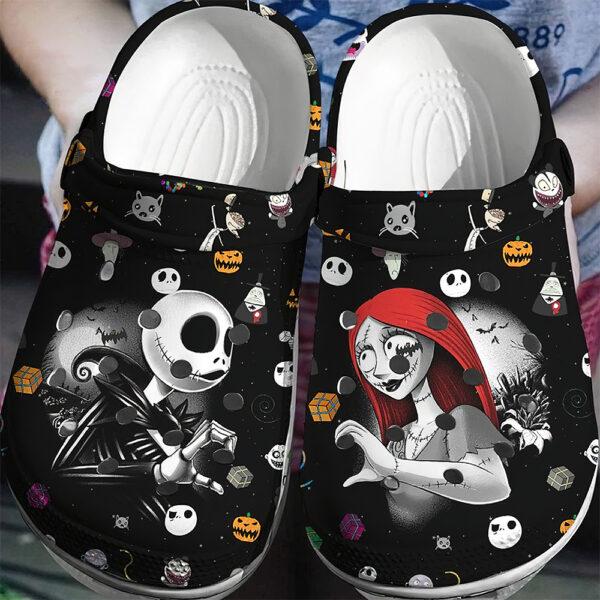 Merchidea The Nightmare Before Christmas Movie Crocs Crocband Clogs Shoes Comfortable For Men Women and Kids
