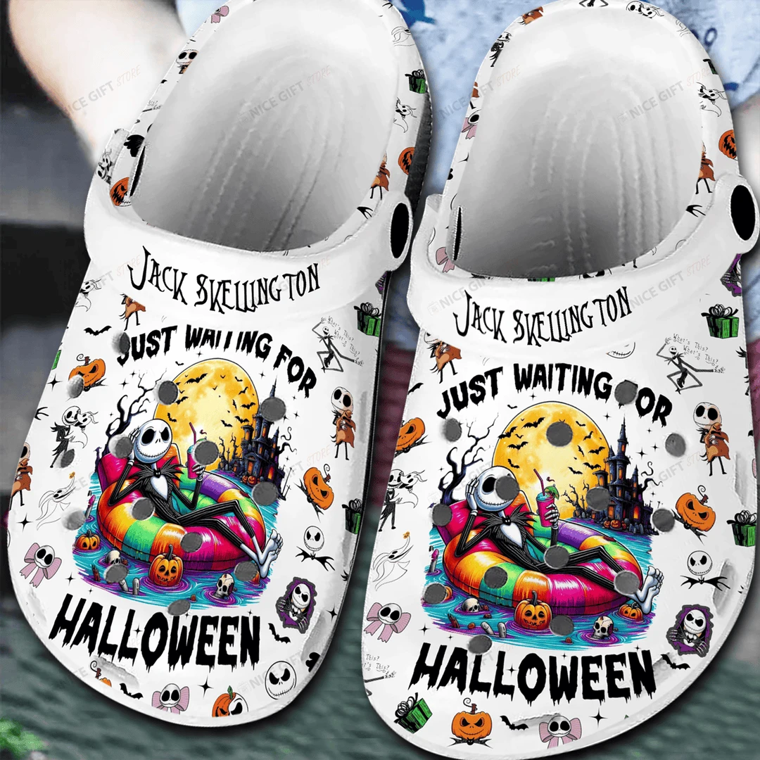 Merchidea The Nightmare Before Christmas Movie Crocs Crocband Clogs Shoes Comfortable For Men Women and Kids