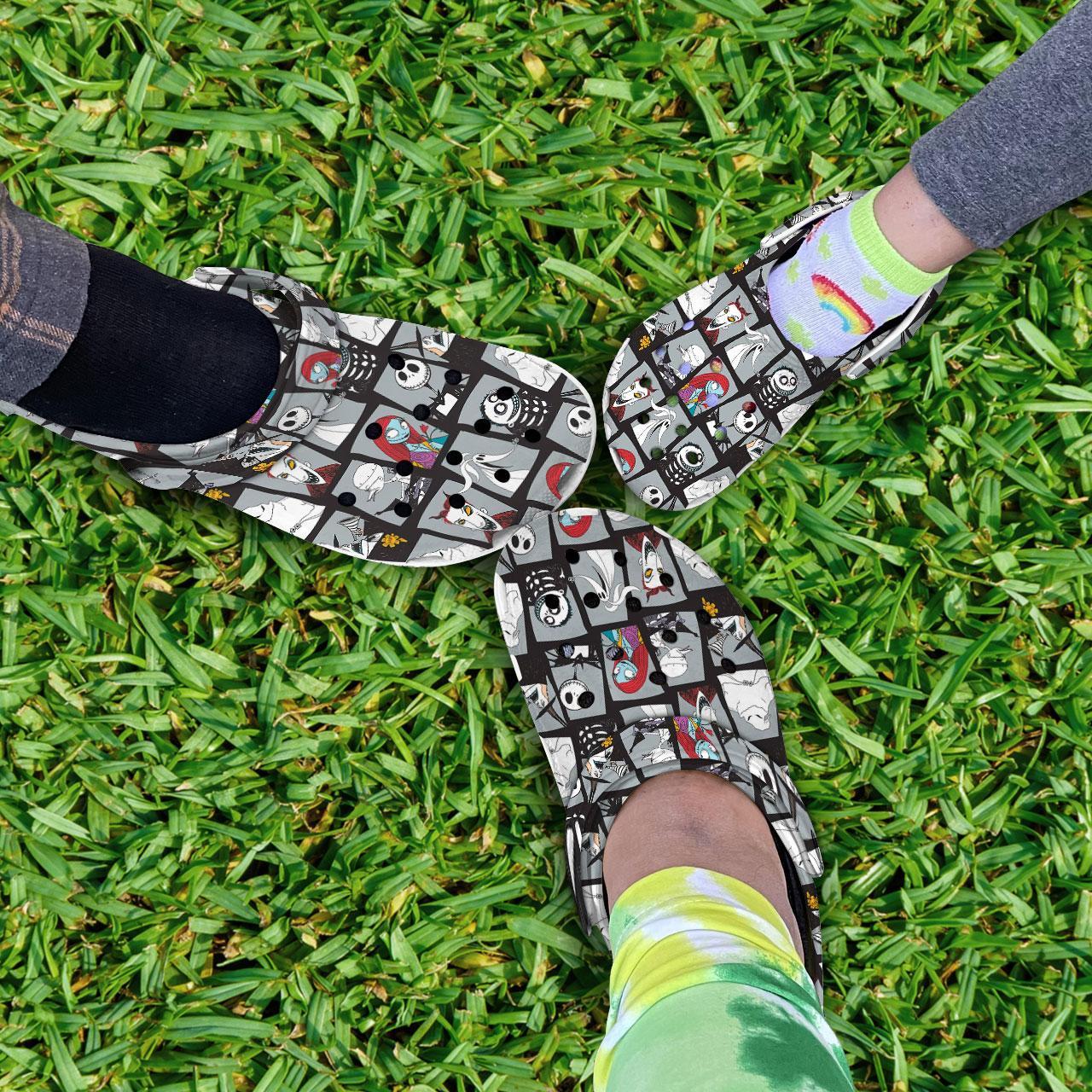 Merchidea The Nightmare Before Christmas Movie Crocs Crocband Clogs Shoes Comfortable For Men Women and Kids