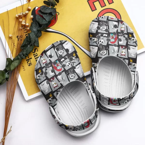 Merchidea The Nightmare Before Christmas Movie Crocs Crocband Clogs Shoes Comfortable For Men Women and Kids