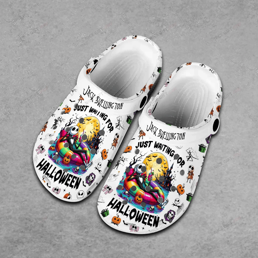 Merchidea The Nightmare Before Christmas Movie Crocs Crocband Clogs Shoes Comfortable For Men Women and Kids